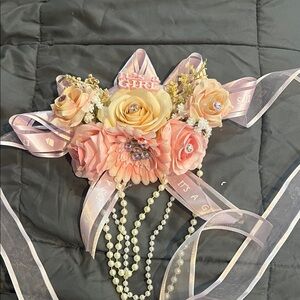 Elegant Pink Floral Women's Accessory